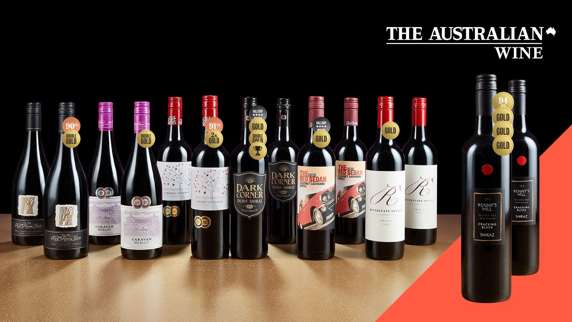 Enjoy 12 Australian gold-medal wines for $131.88 + bonus gifts* - Image