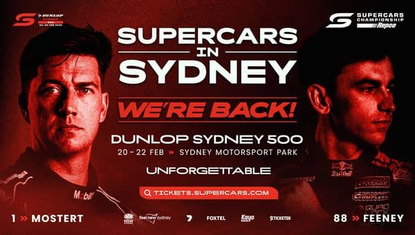 Claim a double pass to the Dunlop Sydney 500