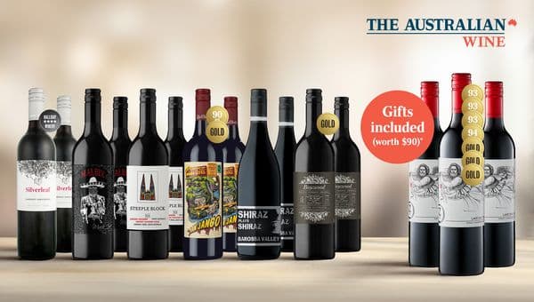 Enjoy 12 fantastic Aussie wines for $135