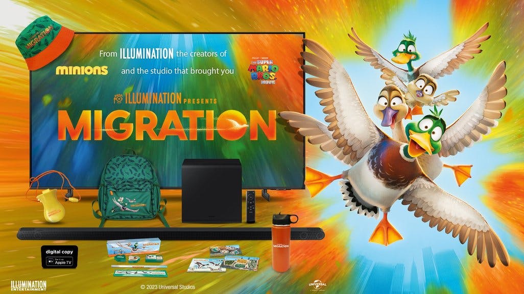Enter for a chance to win a Migration Family Home Entertainment Pack